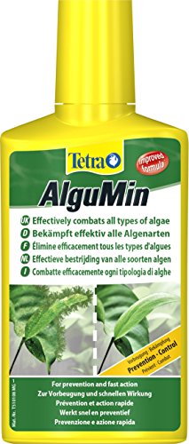 Tetra - AlguMin, Trattamento Biologico Anti-alghe, combatte efficacemente Tutti i Tipi di alghe, prevenzione e Azione Rapida, 250 ml
