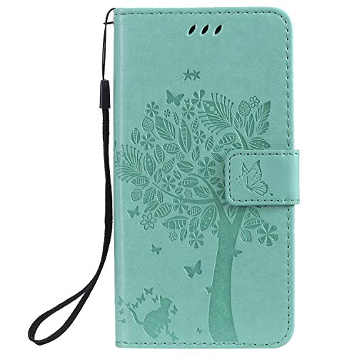 HUANGTAOLI Cover per Samsung Galaxy A50, Cover a Libro con Funzione Stand e Porta Carte Chiusura Magnetica Portafoglio (SM-A505FN, SM-A505FM, 6.4