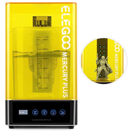 ELEGOO Mercury Plus 2 in 1 macchina per lavaggio e polimerizzazione per modelli LCD/DLP/SLA stampati in 3D Scatola di polimerizzazione UV in resina