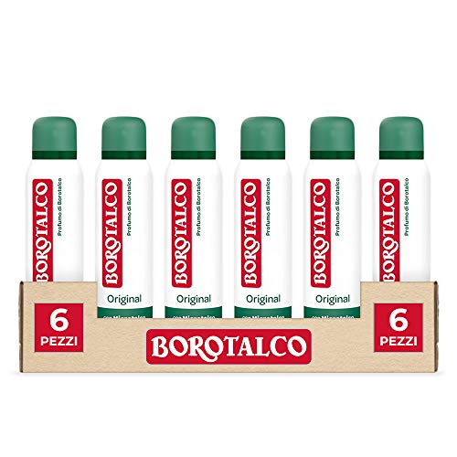 Borotalco Deodorante Spray Original, 150 ml, 6 Pezzi