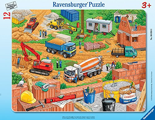 Ravensburger 06058 - lavori in Cantiere - 12 Parti Rahmenpuzzle