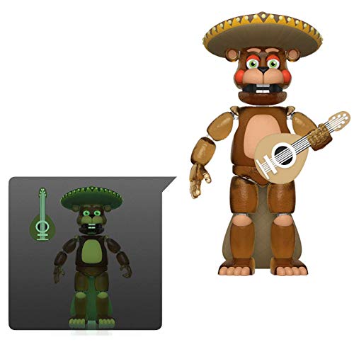 Funko- Action Figure: Friday Night at Freddy's Pizza Sim-El Chip-Glow in The Dark Translucent Collectible Toy, Multicolore, 45641