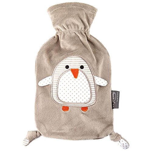 Fashy, borsa dell'acqua calda, 0,8 litri, pinguino