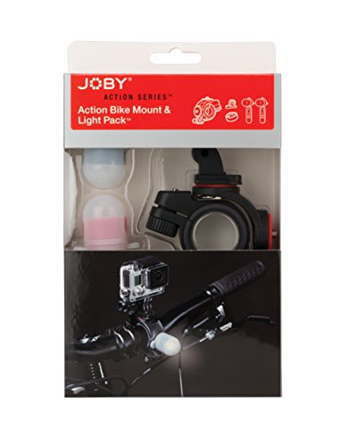 Joby Action Supporto per Manubrio Bicicletta con Luci, Nero
