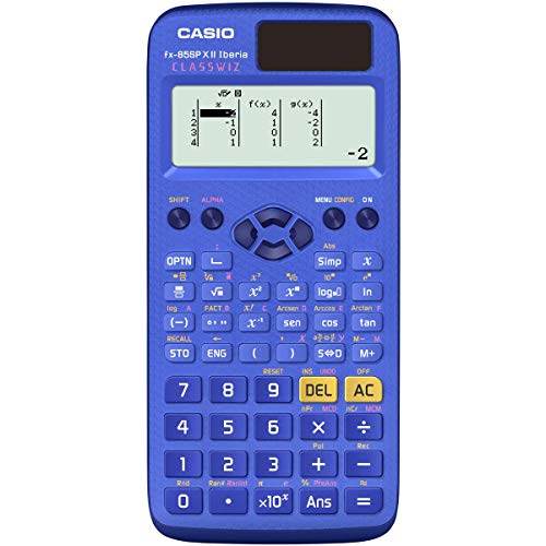 Casio FX-85SPXII-BU-S-EH – Calcolatrice scientifica, 13,8 x 77 x 165.5 mm, colore: blu