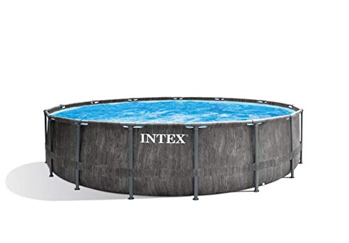 Intex 15Ft x 48In Greywood Prism Frame Premium Pool Set