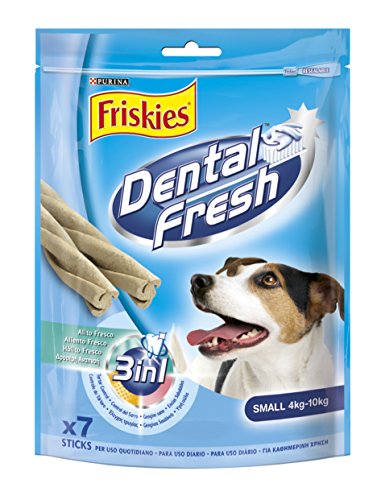 Friskies - Dental Fresh 3 in 1, Alimento complementare Per Cani Adulti - 110 g