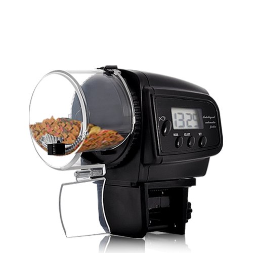 BW acquario automatico di pesce, auto Fish food feeder con display LCD per acquario anti-jam (design)