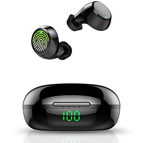Tiksounds Cuffie Bluetooth, Auricolari Bluetooth Sport Cuffie Wireless 36 Ore di Tempo di Utilizzo, IPX7 Impermeabili Cuffie con Microfono, Cuffie in Ear per il lavoro/sportivo