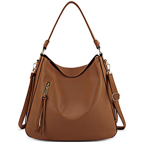 NEWHEY Borsa a Mano Donna PU Pelle Borsa Tracolla Grande Borse a Spalla Impermeabile Hobo con Staccabile Tracolla per Shopping Lavoro Scuola