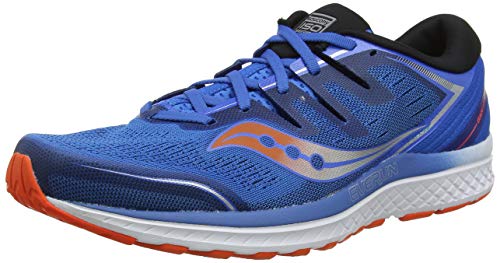 Saucony Guide ISO 2, Scarpa da Corsa Uomo, Blue Orange, 8 EU