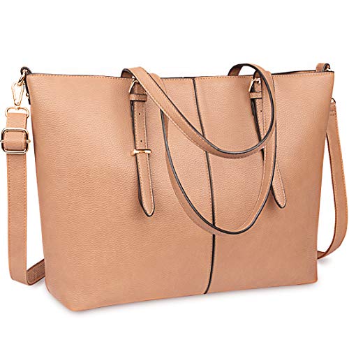 Borsa Tote Donna Borsa Porta PC 15.6 Pollici Borse Donna Grand Pelle Borse Borsa Computer Borsa Tracolla Donna Shopper