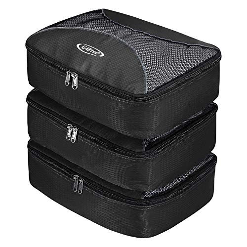 G4Free 3/6/7pcs Packing Cubes Organizzatore di Valigie Borsa Porta Abiti Pieghevoli Borsone per Scarpe Cubi da Imballaggio per Abbigliamento Bagagli Set da Viaggio