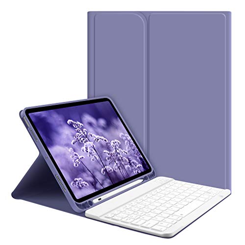 GOOJODOQ Custodia Tastiera per iPad Air 4, Custodia con Tastiera per iPad Air 4 10.9