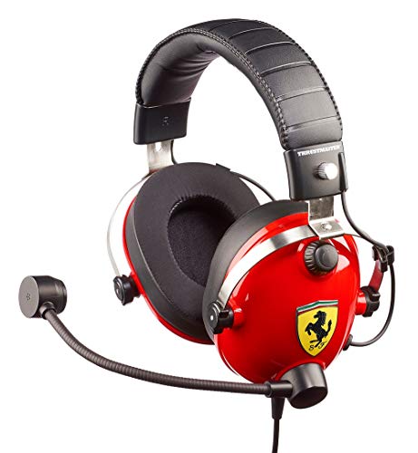 Thrustmaster T.Racing Scuderia Ferrari Edition — Le cuffie multipiattaforma per videogiochi ispirate ai veri paddock della Scuderia Ferrari.