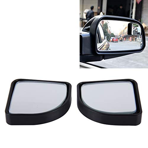 Ricambi Auto MMGZ -015 2 PCS for Auto Blind Spot Posteriore Wide Angle Specchio, Diametro: 5cm (Nero) Sono di buona qualità (Color : Black)