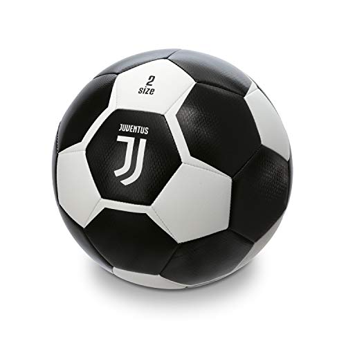 Mondo-Juventus Sport  - Pallone da Calcio cucito F.C. Juventus - size 2 - 220 g - Prodotto ufficiale - Colore bianco/nero - 13826
