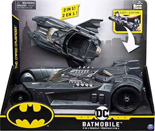 Batman, Batmobile e Bat-Barca Veicolo Trasformabile 2 in 1 per Personaggi da 10 cm, dai 4 Anni - 6055952