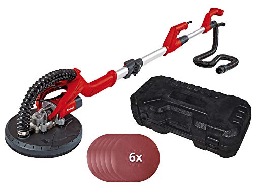 Einhell 4259930 TC-DW 225 Levigatrice per Muro, allungabile fino a 165 cm, 600 W, Rosso