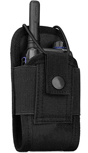 Kyrio Molle porta radio Walkie Talkie Pouch Case per cintura di servizio radio fondina tattica caccia citofono borsa interfono