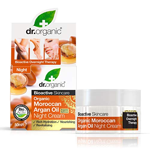 Dr.Organic Moroccan Argan Oil Crema Viso Notte 50 ml