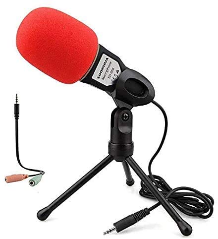 SOONHUA microfono a condensatore USB professionale per computer portatile MAC o Windows Studio Registrazione vocale, Voice Overs, streaming Broadcast