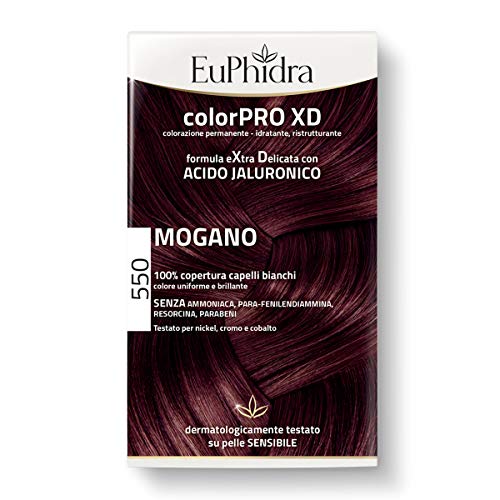 Euphidra Colorpro Xd Colorazione Permanente con Acido Jaluronico - Mogano- 190 g