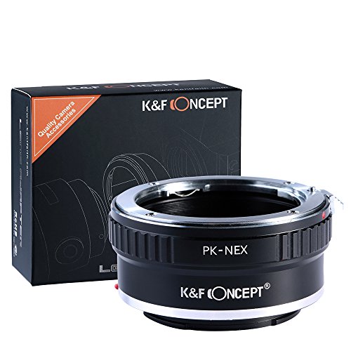 K&F Concept Anello Adattatore PK-NEX per Obiettivo di PK a Fotocamera di Sony NEX