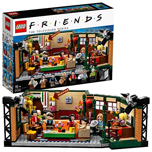 LEGO Ideas Central Perk della Serie TV Friends con l’Iconica Caffetteria e 7 Minifigure, Set da Collezione per il 25° Anniversario, 21319