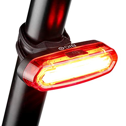 Luce Posteriore Bici USB Ricaricabile, LED Bicicletta Luce Fanale Posteriore Bici 4 modalità di Luce, Resistente all' Acqua, Adatto per Tutte Le Biciclette e Caschi per Ottimale Ciclismo Sicurezza