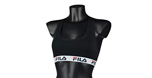 Fila FU6042 Woman Bra M Sports, 200 Black, M Womens