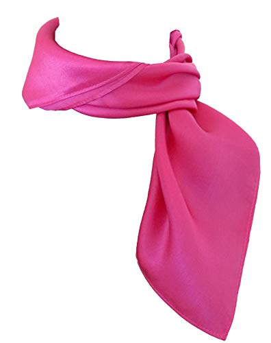 Pietro Baldini Sciarpa da donna in 100% seta – Sciarpa I panno per donna I 55 x 55 cm rosa. Taglia unica