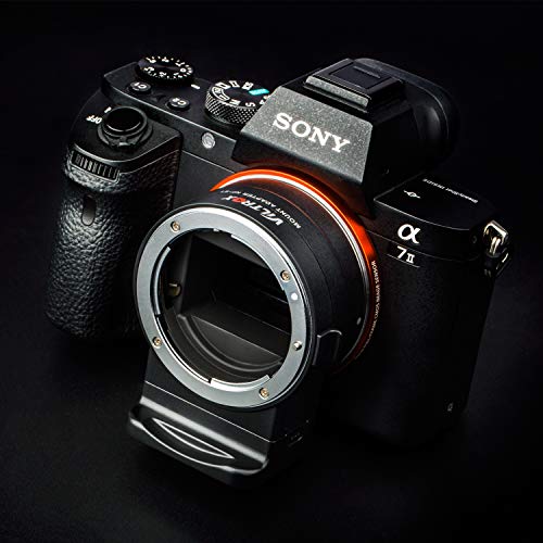 Viltrox NF-E1 auto focus elettronico AF lente adattatore di montaggio con controllo apertura, EXIF trasmissione, VR per Nikon F Lens to Sony e Mount camera A9 A7RIII A7RII A7III A7II A6500 A6300 A6400