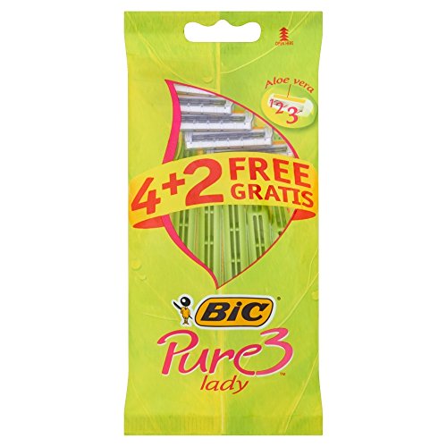 Bic - Rasoi monouso Pure 3, confezione da 4 + 2