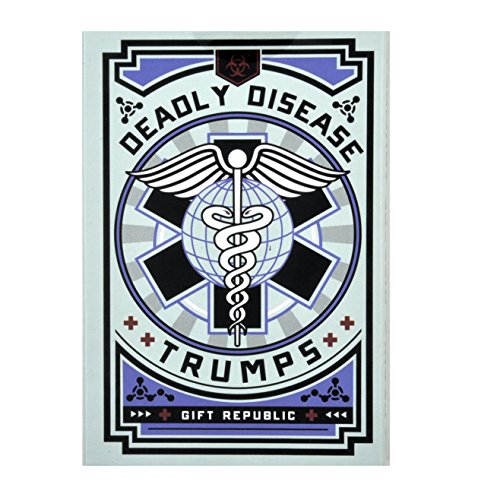 Gift Republic - Gioco di carte per la malattia mortale Trumps, multicolore