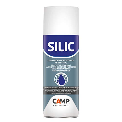Camp SILIC, Lubrificante al silicone, Protettivo, Anti-adesivo, Idrorepellente, Lucidante, Isolante, Scivolante
