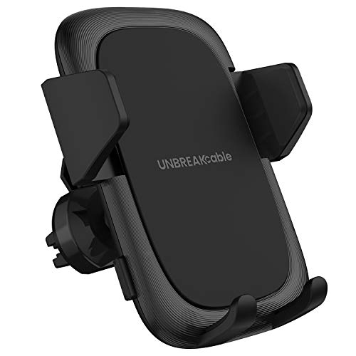 UNBREAKcable Supporto Cellulare Auto 360 Gradi di Rotazione [2-1 Multifunction] Porta Cellulare da Auto Universale per iPhone 12/12 Pro/11 Samsung A20/A21/A51/A71 Redmi Xiaomi e GPS Dispositivi