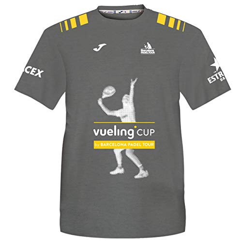 Maglietta a maniche corte tecnica Vueling Cup da uomo grigio melange XL
