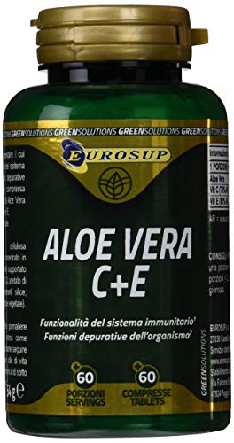 Aloe Vera con Vitamine C ed E - Barattolo da 60 Capsule