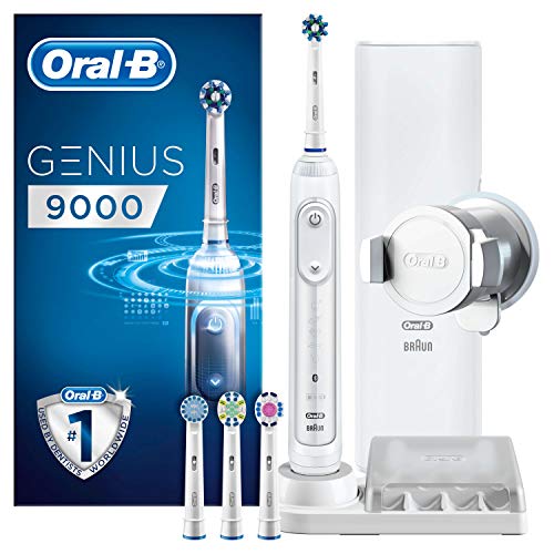 Oral-B Genius 9000N Spazzolino Elettrico Ricaricabile, Bianco