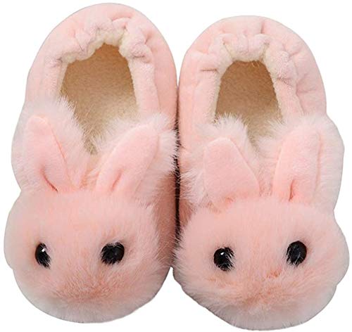 Hezeisoar Pantofole A Casa per Bambini Peluche Antiscivolo Scarpe Indoor delle Pantofole per Ragazzi Ragazze Invernali Caldo Casa Pattini