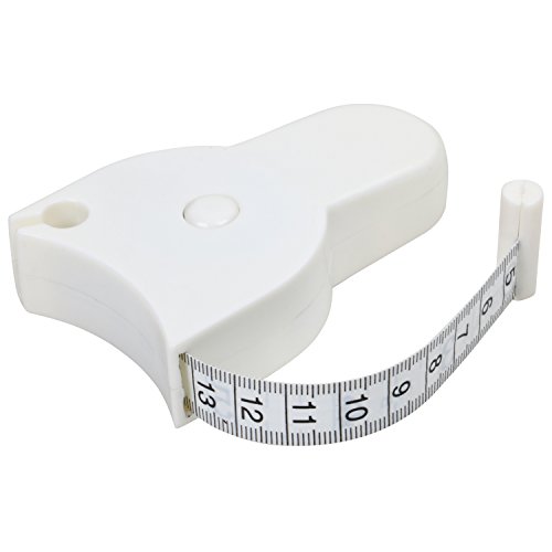 TRIXES Centimetro per Misurazione Corpo Girovita Fianchi Torace Braccia Supporto nella Perdita Peso Dieta - Nastro Misuratore Corporeo