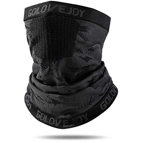 Faneam Invernale Sci Scaldacollo Uomo Salvacollo Moto Sottocasco Maschera Antivento Traspirante Ciclismo Scaldacollo Bici Donna Uomo Passamontagna Caldo Sciarpa Tubolare Balaclava,Unisex (Banda)