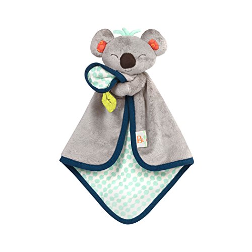 B. Toys – B. Snugglies Fluffy Koko Lo Straccetto Doudou a Forma di Koala Copertina per Neonati Fatto con Tessuto Morbido – 0 Mesi e Più