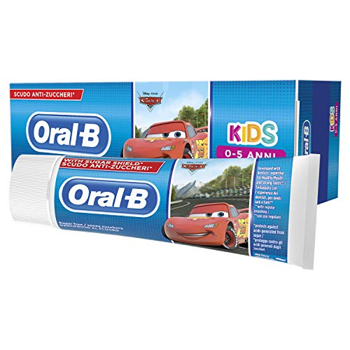 Oral-B Dentifricio per Bambini con personaggi Disney Frozen o Cars - 75 ml