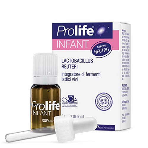 Prolife Infant per bambini 0-24 mesi con Lactobacillus Reuteri, 8 ml