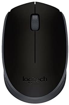 Logitech M171 Mouse Wireless, 2.4 GHz con Mini Ricevitore USB, Rilevamento Ottico, Durata ‎Batteria 12 Mesi, Mouse Ambidestro per PC/Mac/Laptop, Nero