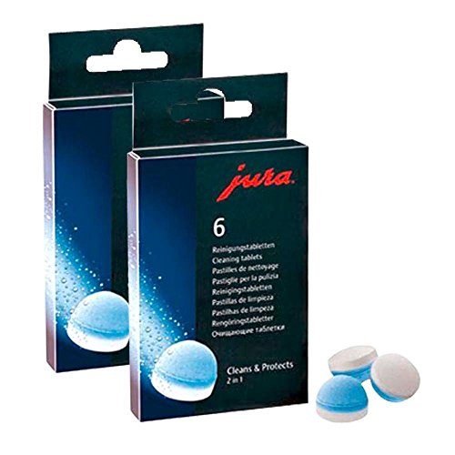 2 pastiglie detergenti Jura 62715, 6 pezzi