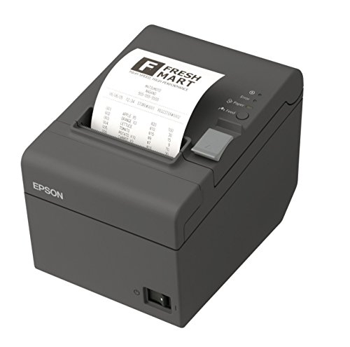 Epson TM-T20II (002) Stampante POS  per scontrini, Stampa termica, Built-in USB + Serial, PS, EDG, EU