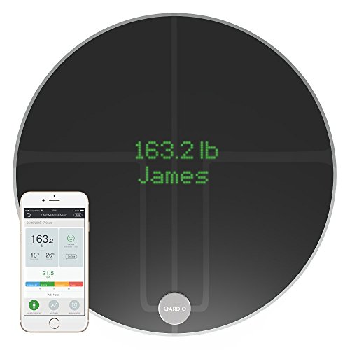 Qardiobase 2 wireless Smart scale e corpo analizzatore – Volcanic nero